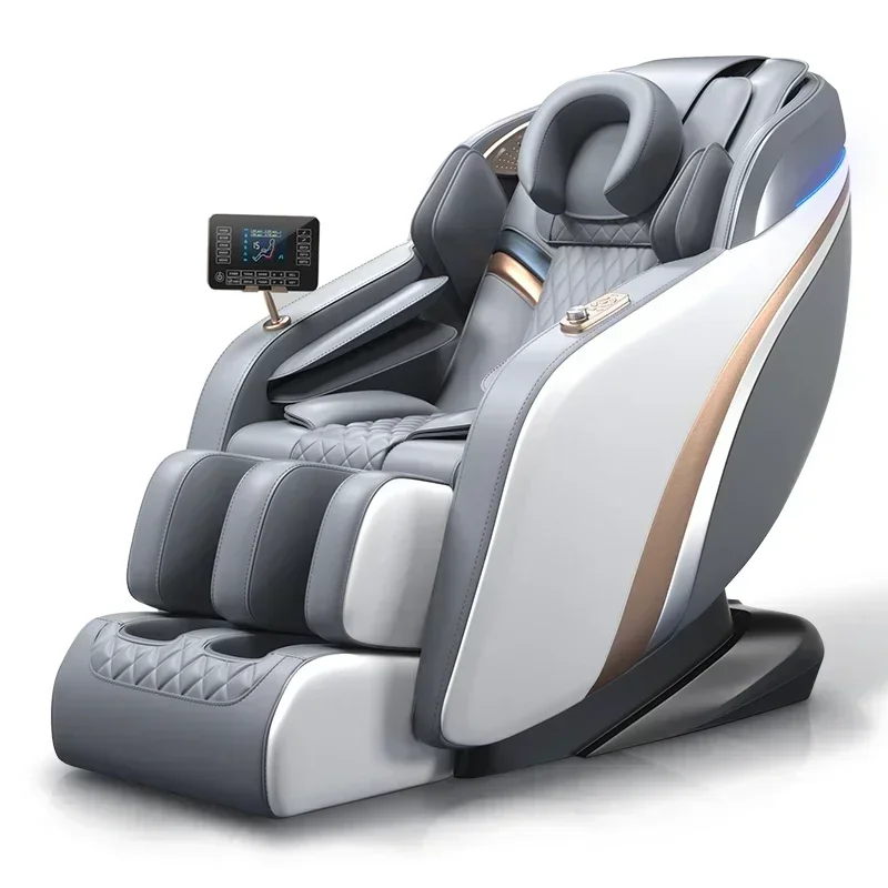 New Arrival LCD Remote Control Luxury Zero Gravity Foot Spa Factory Price Kneading Shiatsu Blue-Tooth Full Body Massage Chair