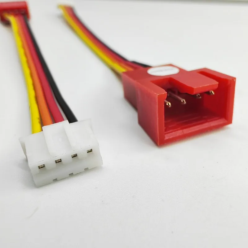 

2pcs/lot PCI-E Graphics Video Card PWM Fan Power Supply Lead Cable 4Pin Small Type to Mainboard 4P Compatible with 3Pin