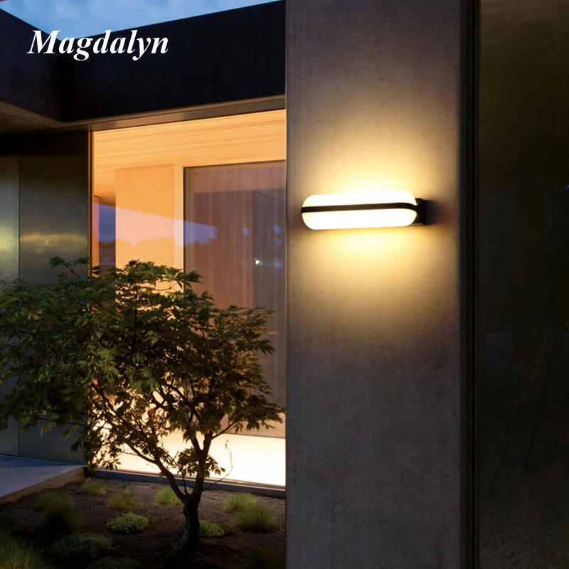 

Magdalyn Outdoor Wall Lights Commercial Building Lamps Hotel Patio Sconce Interior Contemporary Home Waterproof Outside Lighting