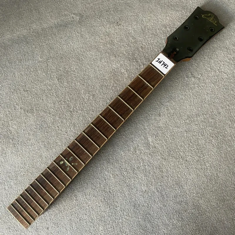 Cabeza de Guitarra Eléctrica Original y Genuina EKO IN742 L3+R3 de 6 Cuerdas, Mástil de Arce y Palisandro, 20 Trastes, Piezas de Repuesto y para Bricolaje
