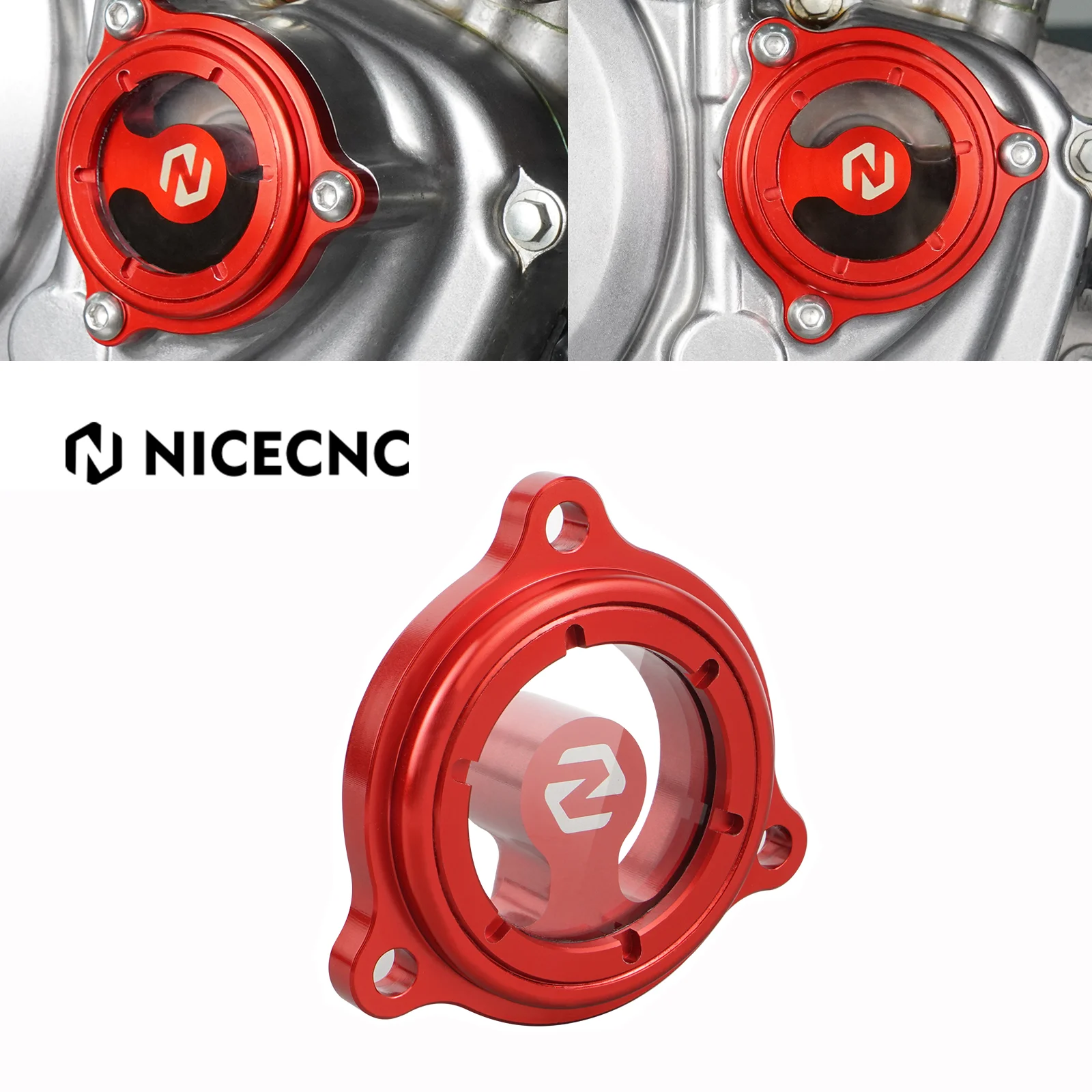 

NICECNC Engine Oil Filter Cap Cover Guard for Honda XR650L 1993- 2024 XR600R 1990-2000 XR 650L 650 L 600R 600 R Accessories