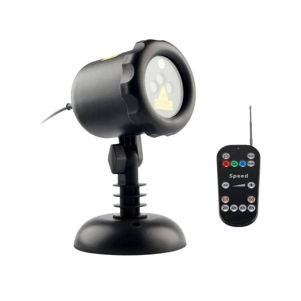 Outdoor Indoor Christmas Projector Light EU/US/UK/AU Plug Waterproof Firefly Lights Show with Remote Control for Wedding,Party