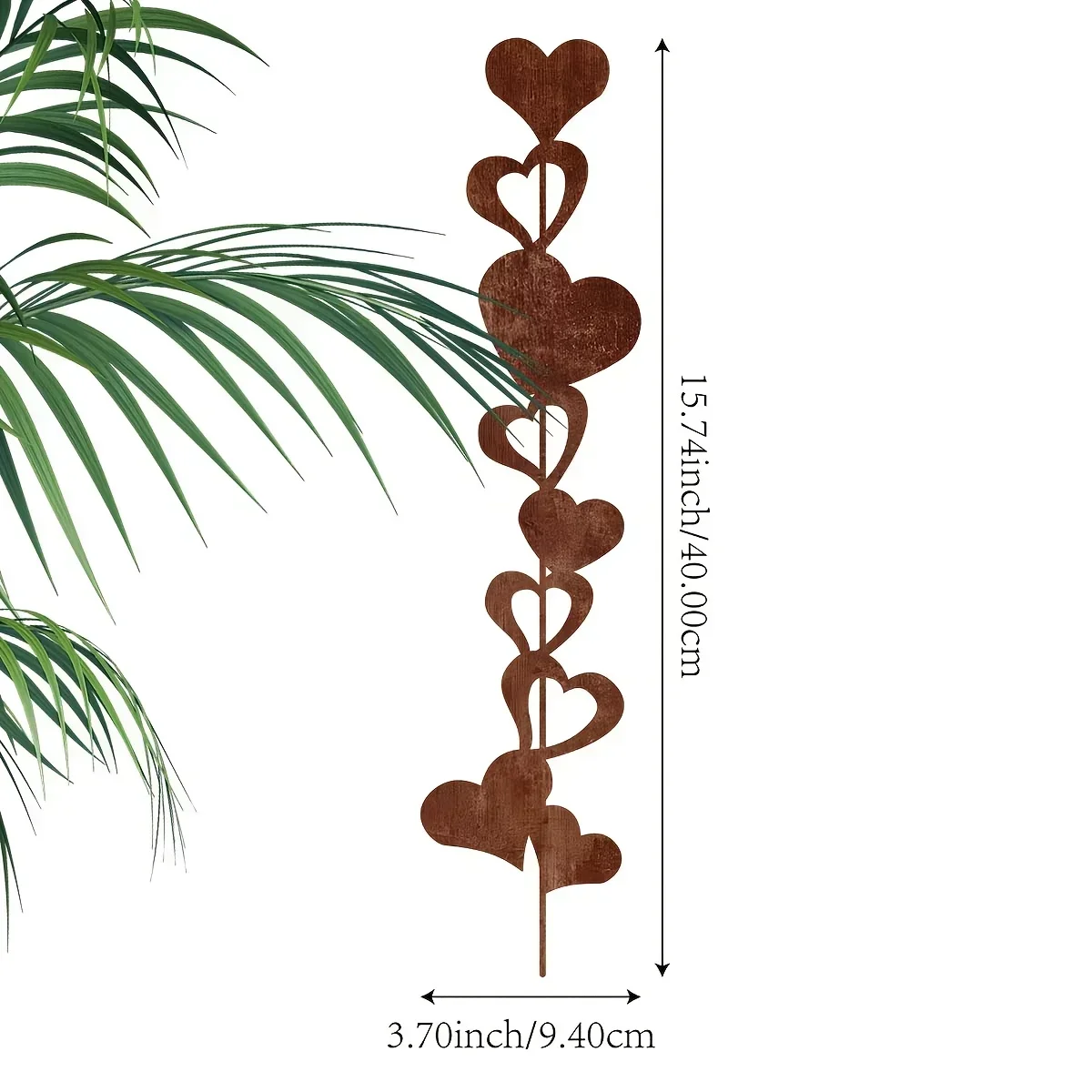 Rustic Heart-Shaped Floral Decoration from the Garden of Love, One Piece, a Great Gift for Mother's Day and Easter, Perfect for Giving to Friends