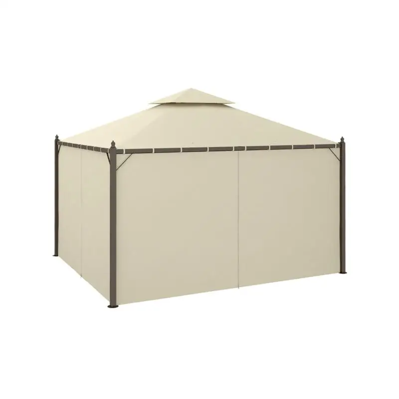 

Outdoor Patio Gazebo Canopy with Mosquito Netting & Ventilated Roof, Perfect for Garden, Deck, & Backyard, Waterproof & UV