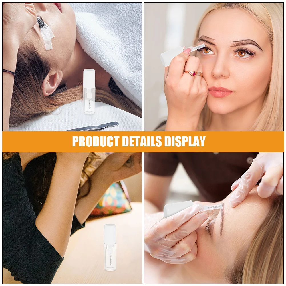 2 قطعة معطف واق من المطر رمش واضح هلام رموش صغيرة الإعداد السائل مقاوم للماء Sweatproof طويل الأمد الضفيرة سهلة إزالة أنابيب ماسكارا #4