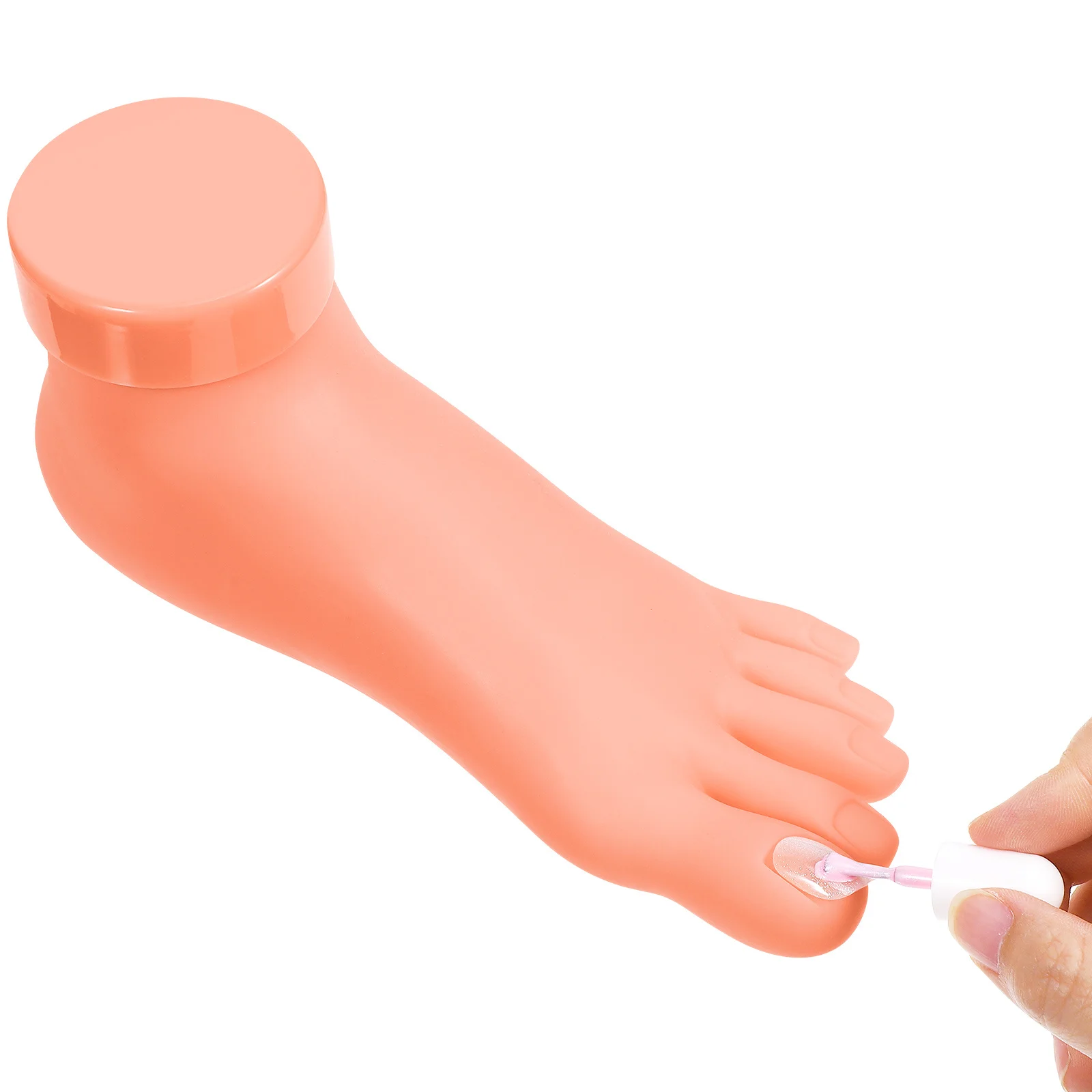 Nail Art Practice Foot Manicure Training Tool Duurzaam Lichtgewicht Echte Huid Touch Elasticiteit Nail Art Foot Manicure Tools
