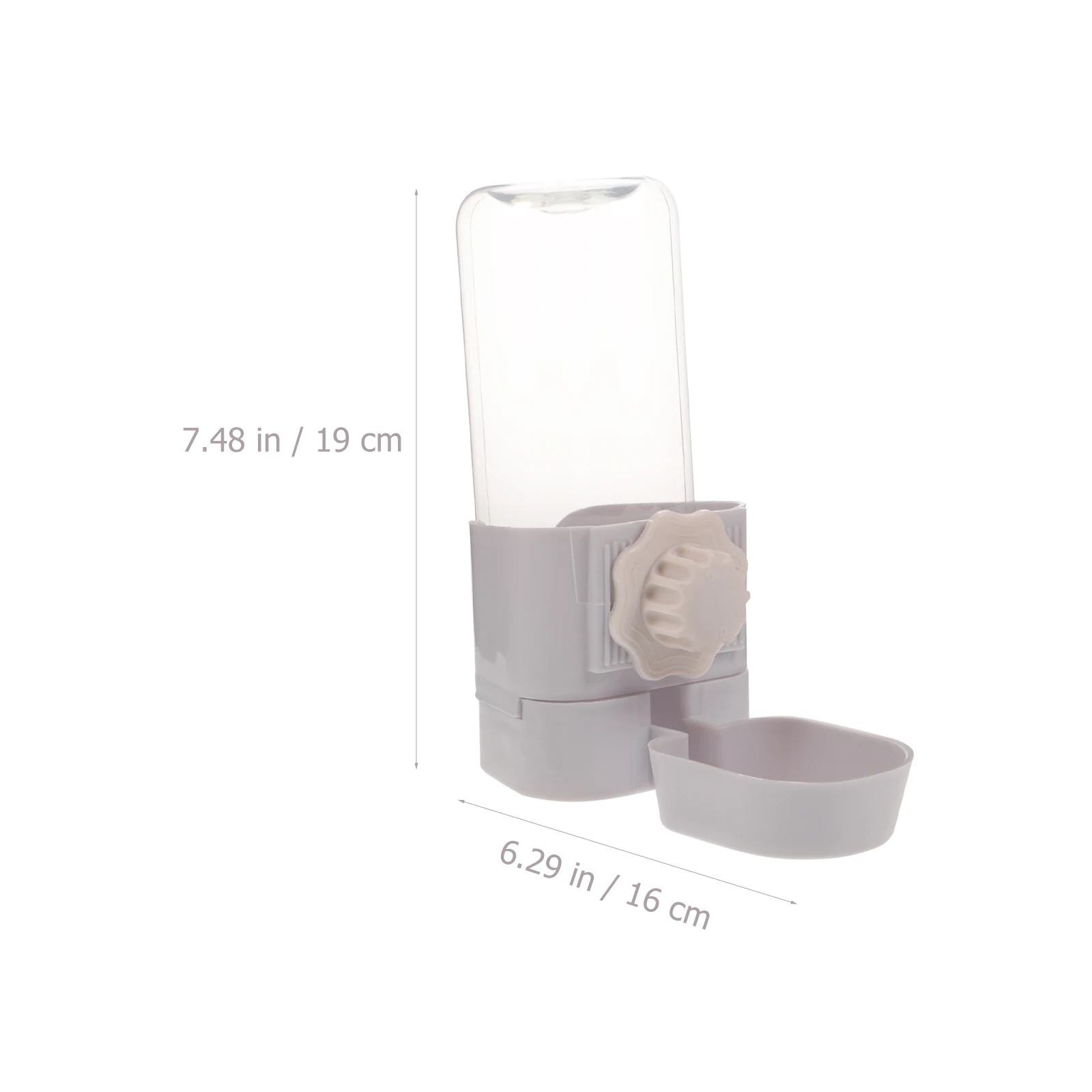 

Hanging For Small Cat Rabbit Cage Dispenser Automatic Feeder Durable Supplies Easy Install Clear Design Pet Accessory Dog