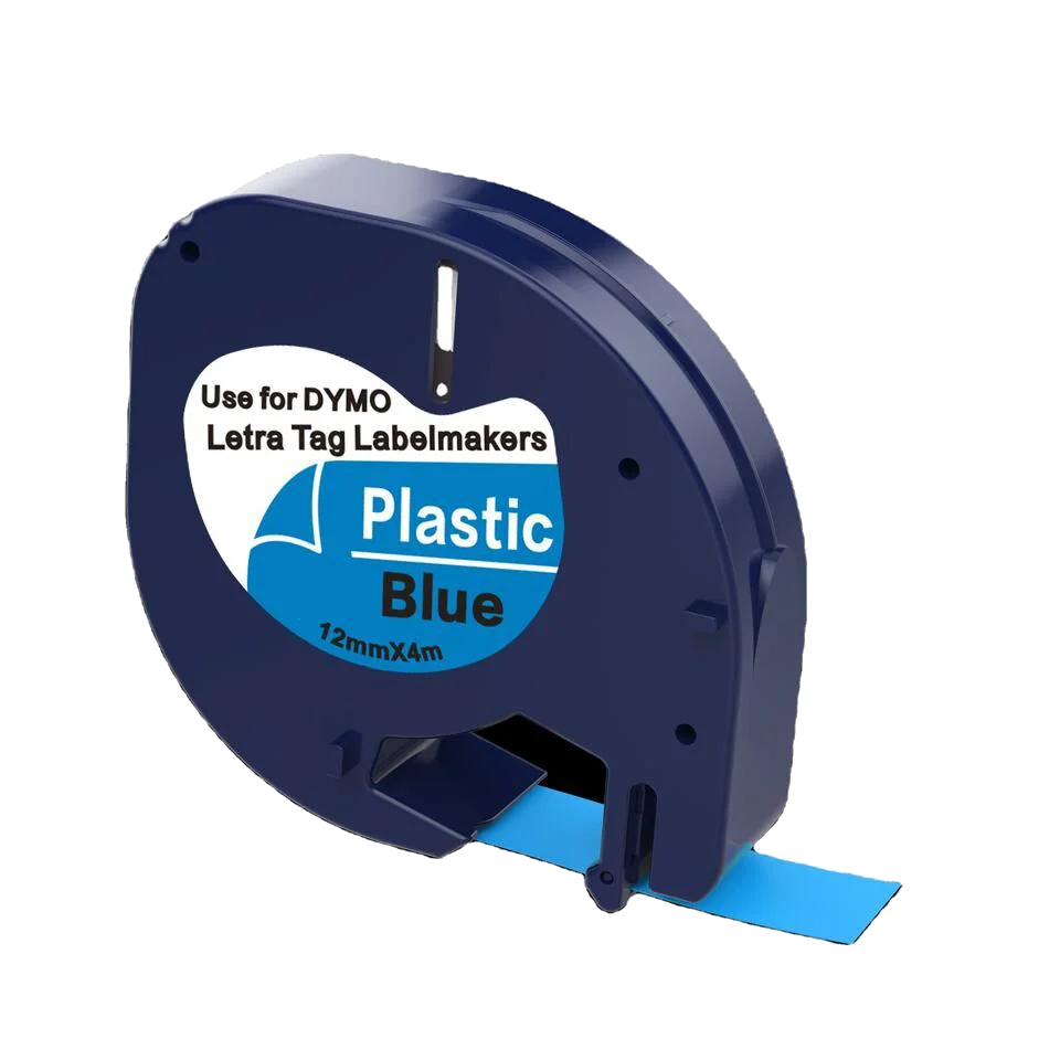 91201 91200 Multi Kleuren Compatibel voor Dymo LetraTag Label Tape Plastic 91331 91221 Lint voor LT100H 100 T Labelprinter - afbeelding 1