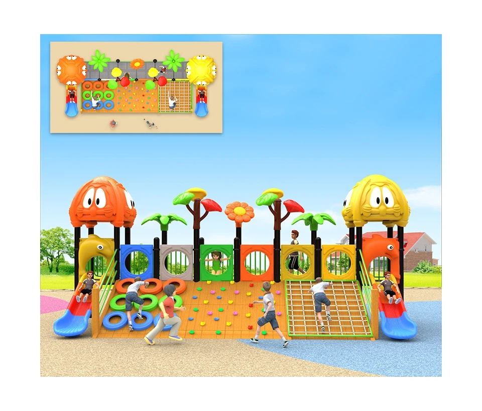Hot Sale Slide Climbing Children Plastic Slides Playing Outdoor Kids Playground Equipment for Kids