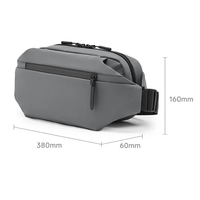 2024 Xiaomi Mijia متعددة الوظائف الرياضة الترفيه حقيبة صدر للرجال الخصر الرياضة في الهواء الطلق الكتف حزمة حزام الحقيبة حزم ركوب مقاوم للماء