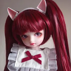1/3 1/4 1/6 1/8 Bjd Wig High Temperature Long Wig Hair With Ponytails MSD SD For BJD Doll