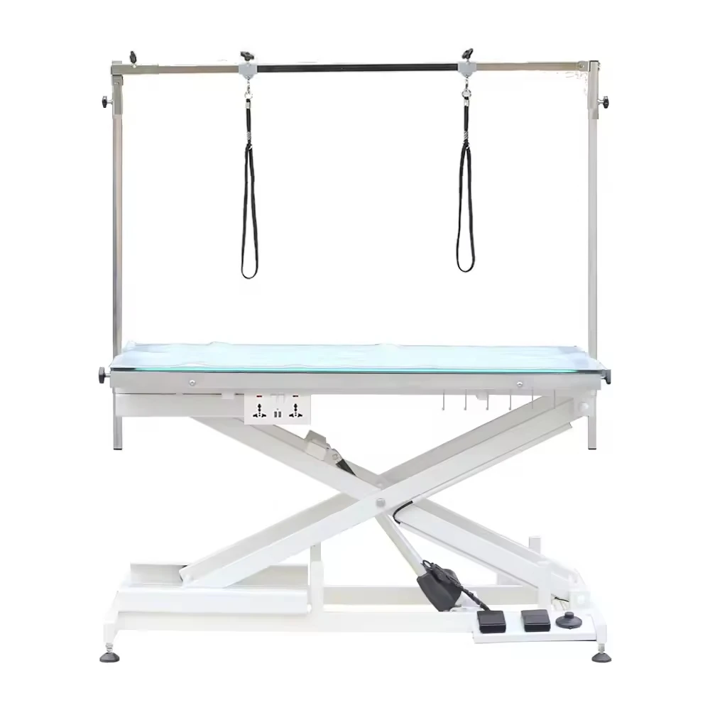 

Electric Lift-and-Cut Grooming Station Stainless Steel Glow-in-the-Dark Electric Grooming Table Pet Grooming Products