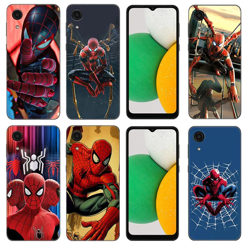 Spider-Man Hero Phone Case For Samsung Galaxy A01 Core A04E A04S A05S M04 4G A02 A03 A10 M40 S A06 A10E M10 M11 M12 M22 M42