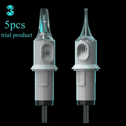 QUELLE 5Pcs Tattoo Cartridge New And High Quality Needles 0.3/0.35mm Makeup For Tattooist Trial Product 03RL 05RL 07RS 15RM 09M1