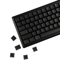 YMDK ZDA grueso negro en blanco PBT Keycap ANSI ISO XDA v2 teclas para GK61 64 68 96 KBD75 Planck Preonic wings Filco SP64 SP84