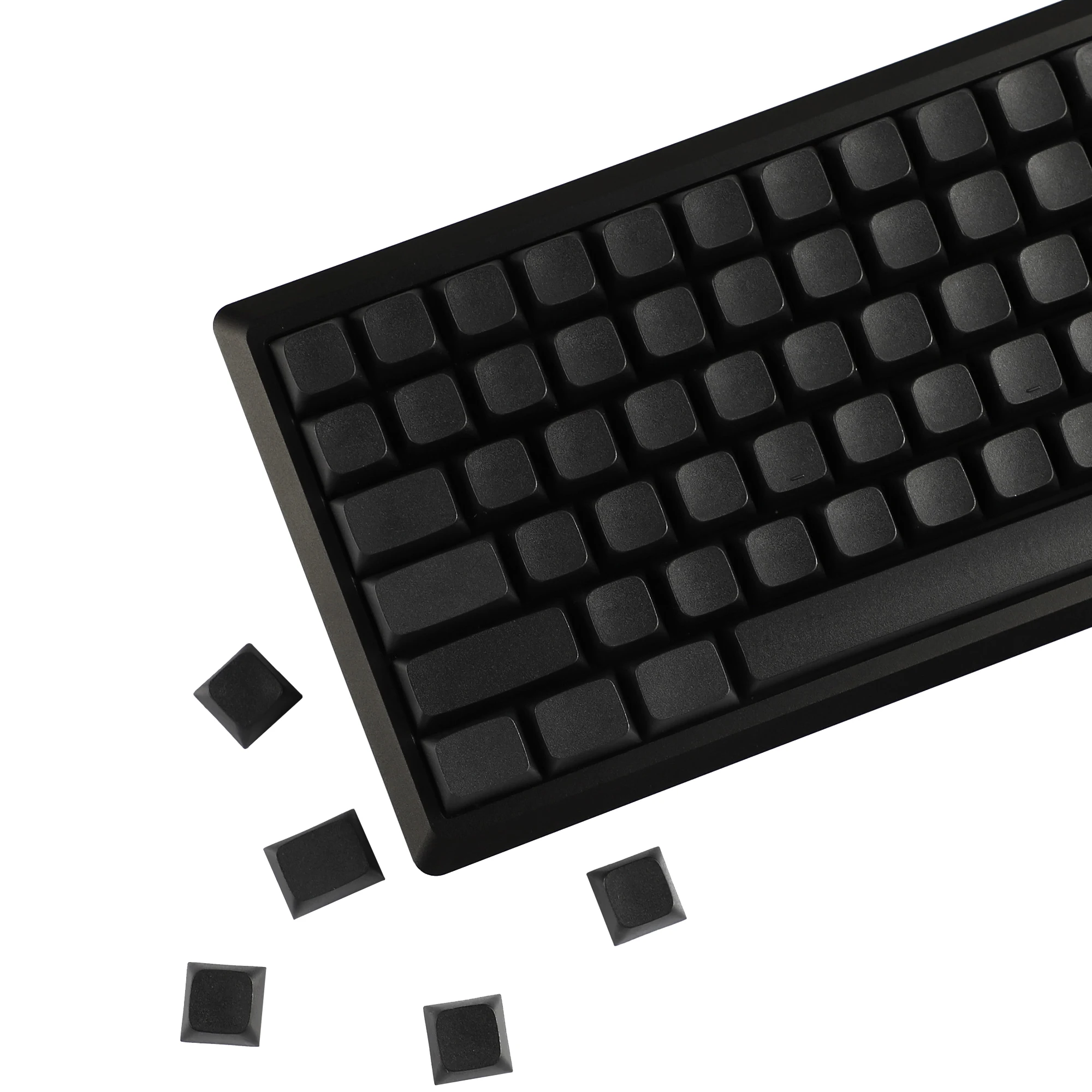 YMDK ZDA Thick Black Blank Thick PBT Keycap ANSI ISO XDA V2 Keycaps For GK61 64 68 96 KBD75 Planck Preonic Wings Filco SP64 SP84
