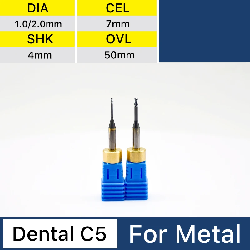 

Dental C5 Metal Milling Bur Cad Cam Tungsten Steel Dentistry Drill