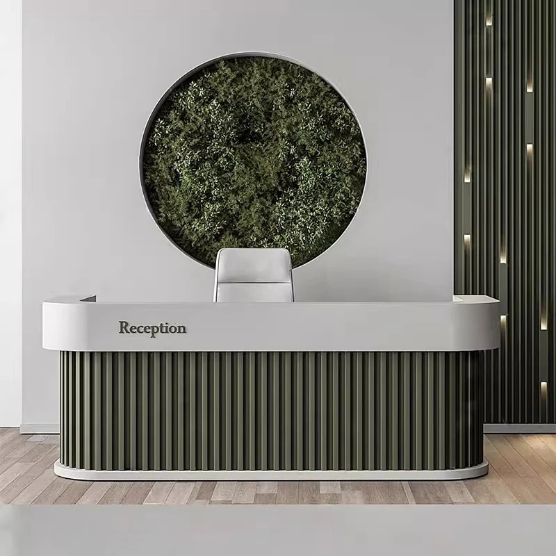 

Pharmacy Counter Retro Shop Reception Desk Infodesk Reception Desk Bureaux Advertising Bancone Per Negozio Office Furniture