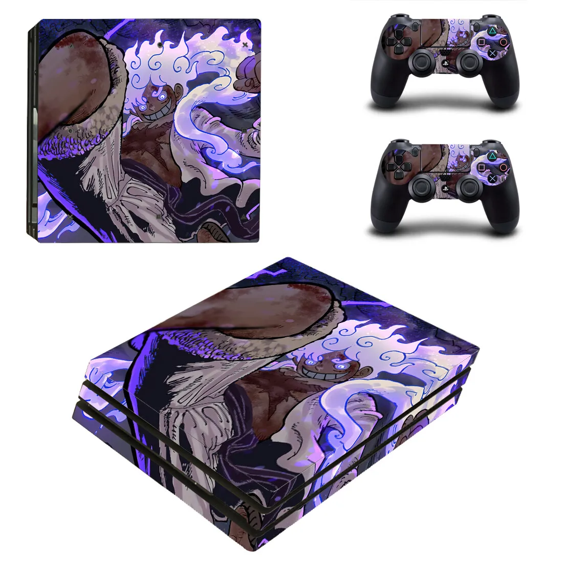 Anime Luffy Gear 5 PS4 Pro Skin Sticker Decal For PS4 Pro Console & Controller Skins Vinyl