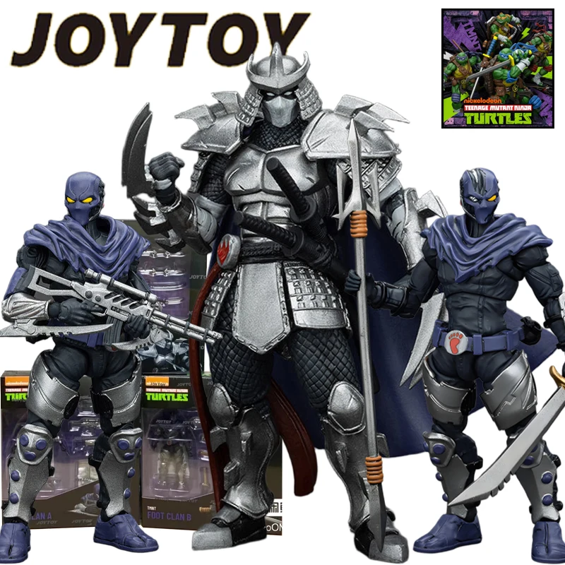 

JOYTOY Genuine JOYTOY X Ninja Turtles Series Single Item Bigfoot Gang 1/18 Finished Product Model ''SHREDDER'' and Soldier Model