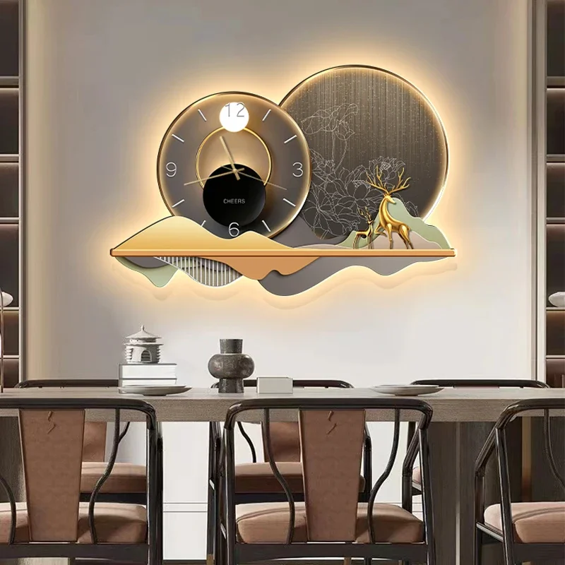 Waiting Cute Wall Clocks Art Mural Led Interior Minimalist Silent Wall Watch Aesthetic Creative European Wanduhr Home Design