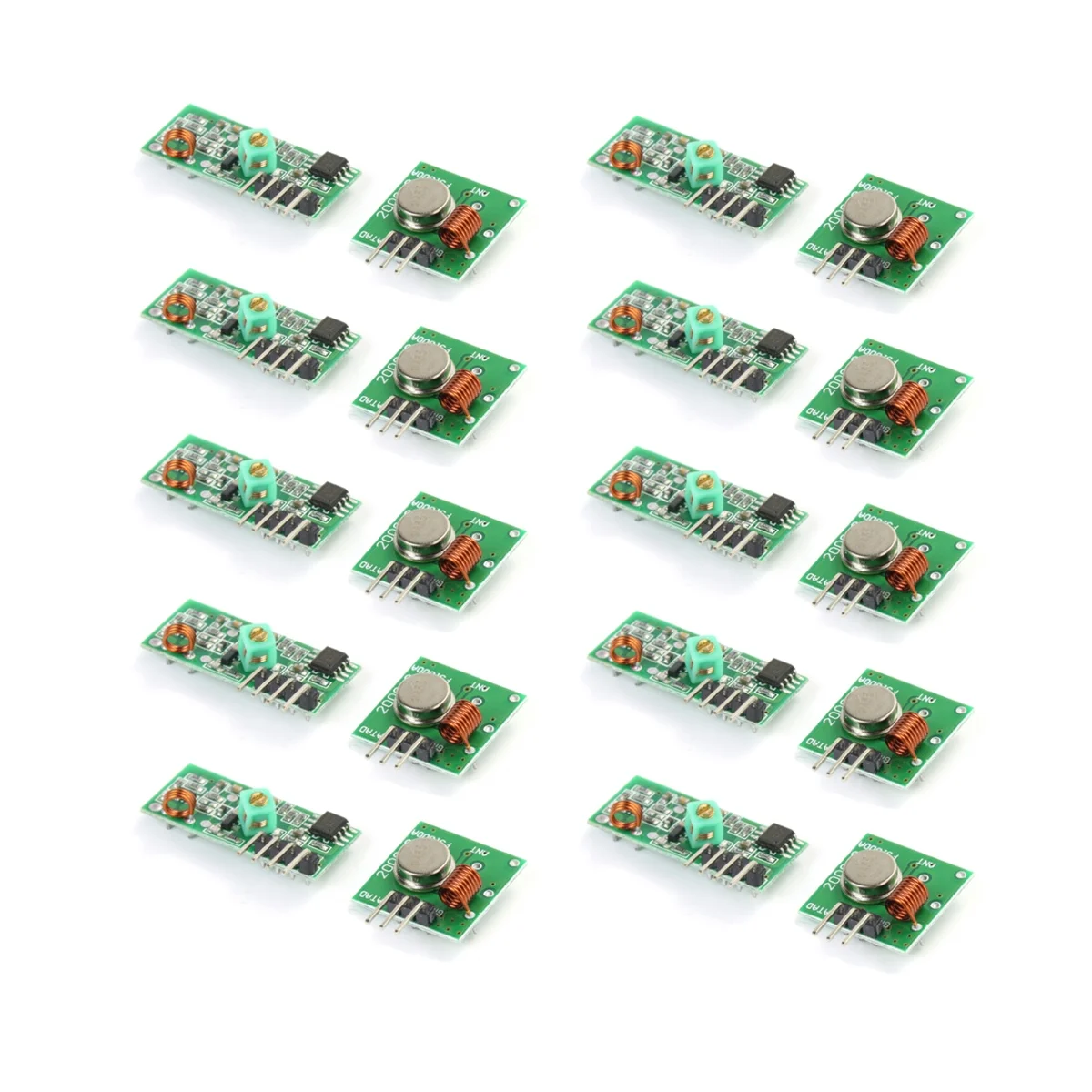10Set 433M Super Regenerative Module Wireless Transmitter Module Burglar Alarm Transmitter Receiver 433 Frequency