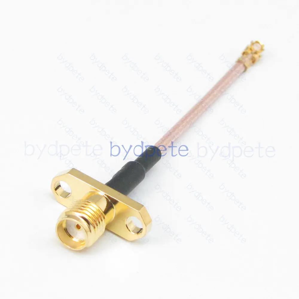 u.FL UFL to SMA Female 2hole panel RG316 Coaxial Cable Pigtail 50ohm Kable for FPV Nano RX TX VTX
