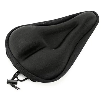 Housse de siège de vélo, coussin de siège de vélo rembourré en gel pour hommes et femmes, housse de siège confortable et extra douce, convient aux vélos de montagne et de route