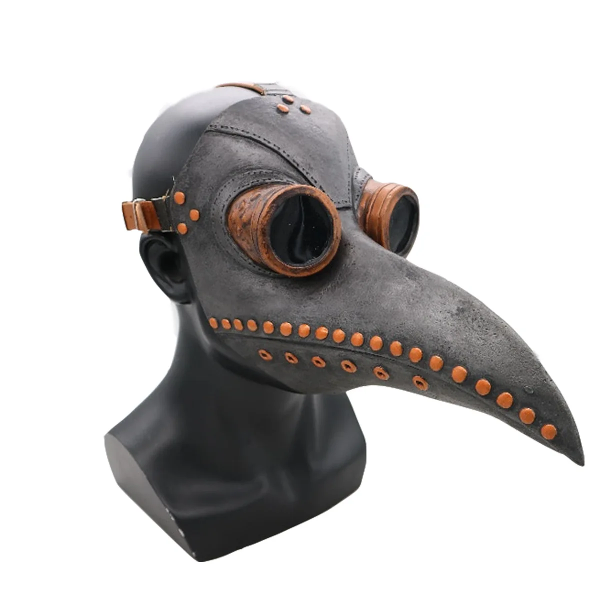 Hot Plague Doctor Latex Mask Bird Face Mask Masquerade Supplies Halloween Cosplay Party Mask For Adult Kids Props Costume