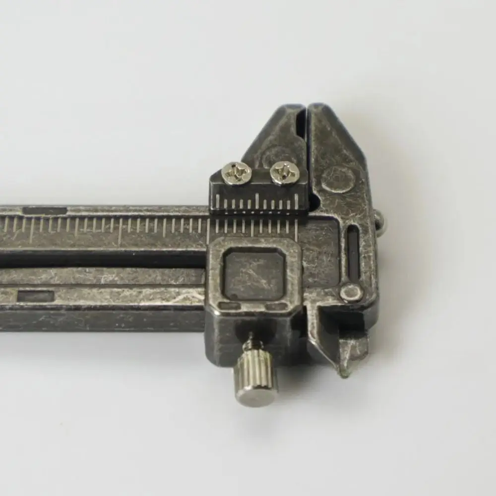 High Accuracy Mini Vernier Caliper Portable Design Multi-functional Portable Depth Ruler Adjustable Spanner with Hanging Hole