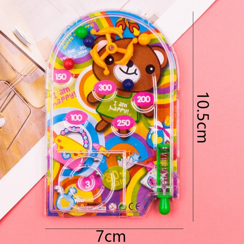 5-10 Pcs Cartoon Shooting Pinball Toys Rolling Ball Maze Kids Birthday Party Favors for Guest Treat School Gift Goodie Fillers