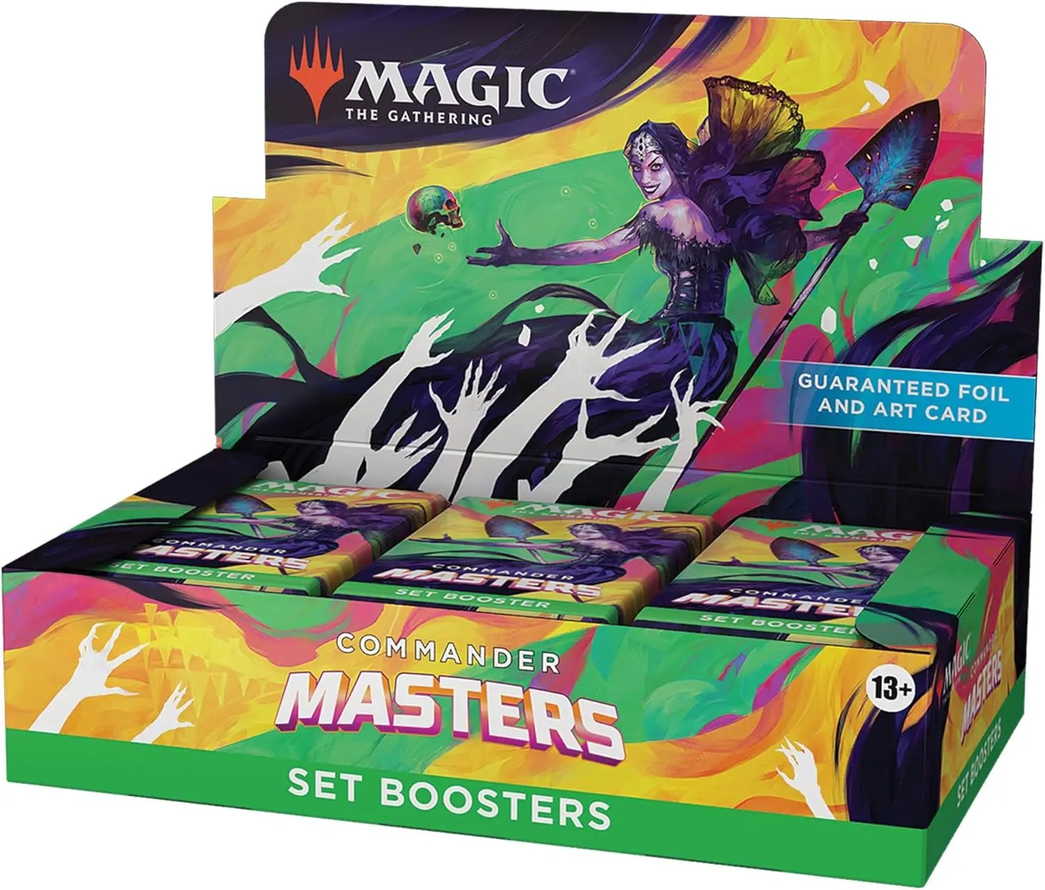 Magic The Gathering Commander Masters Set Booster Box - 24 Packs (360 Magic Cards)