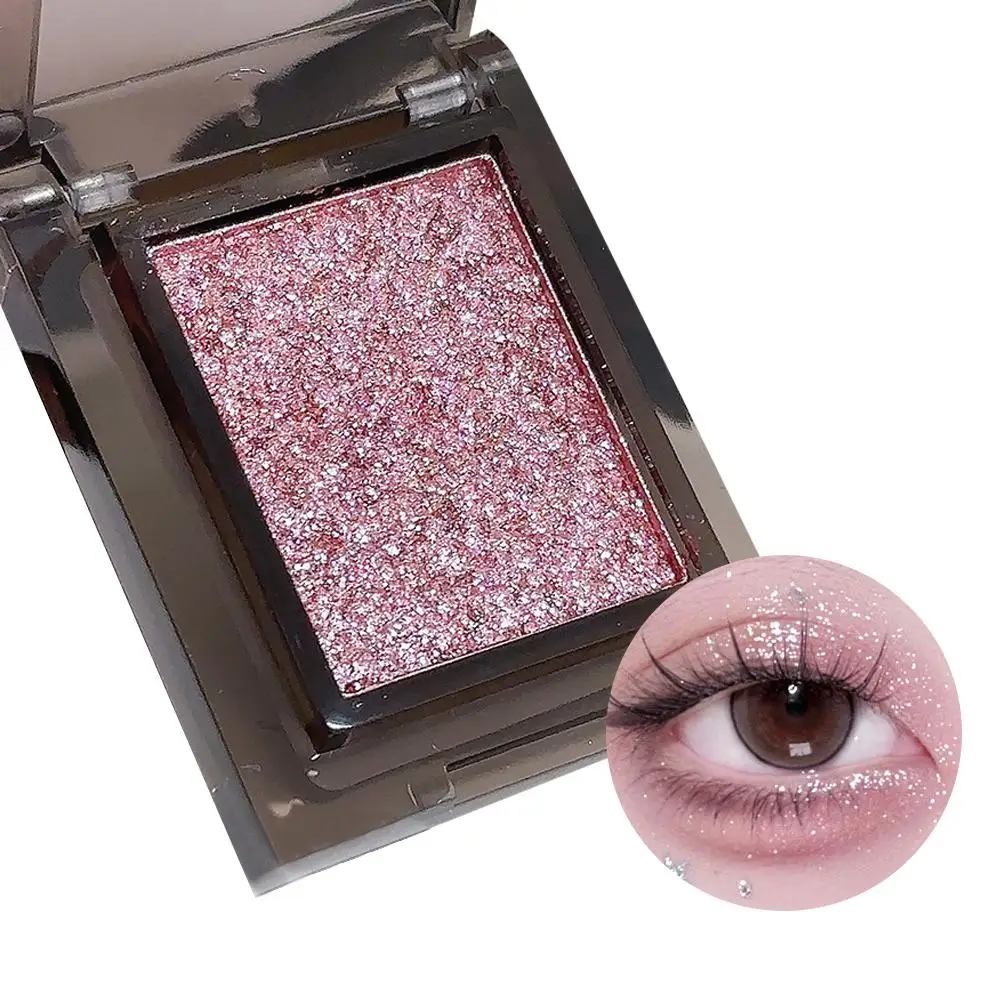 4 色ミニアイシャドウパレットマットグリッターアイシャドウ顔料防水アースカラーシマーアイシャドウポータブル化粧品