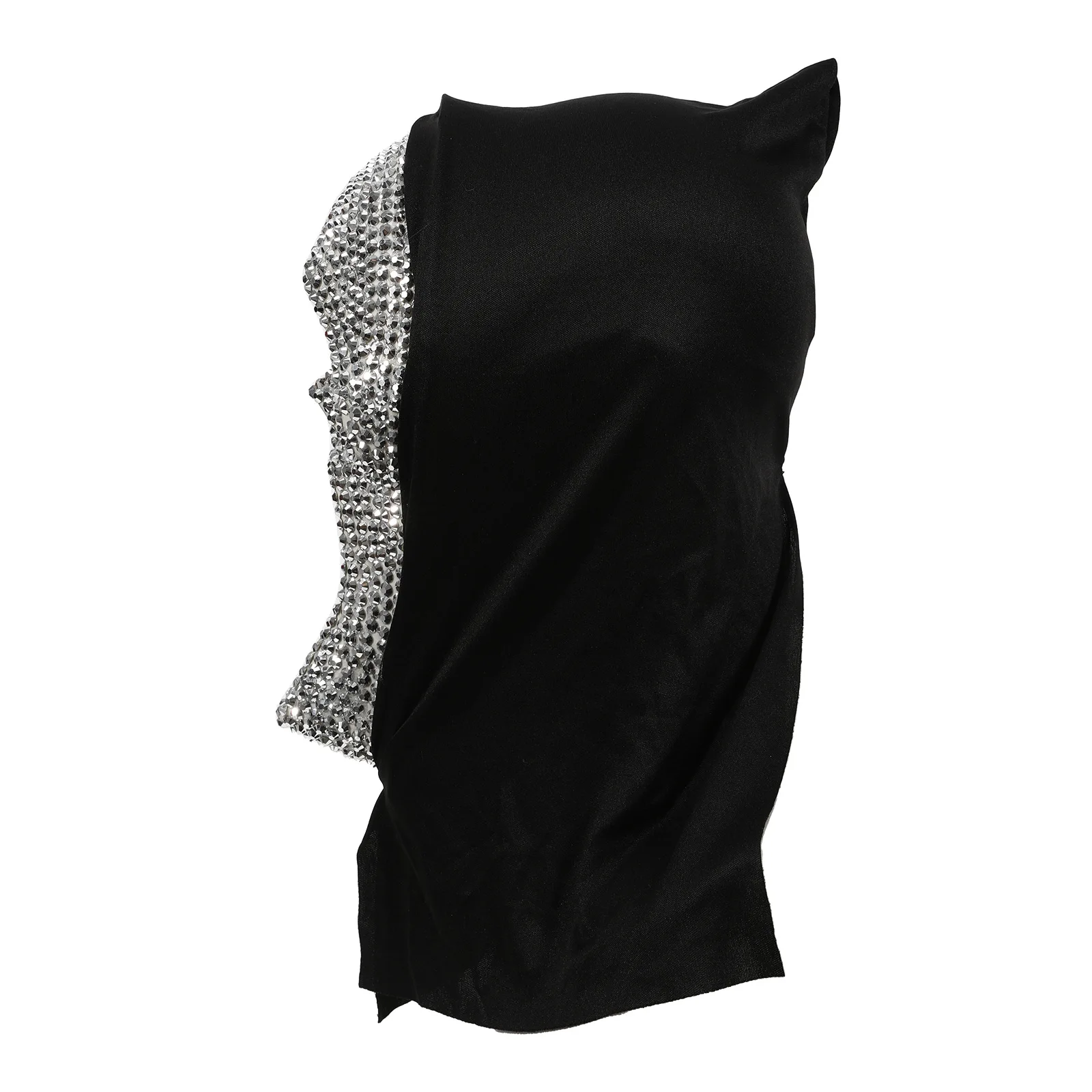 Nuevo producto de Halloween con máscara facial de fantasma de diamante, disfraces de baile de maquillaje, accesorios de Cosplay para adultos