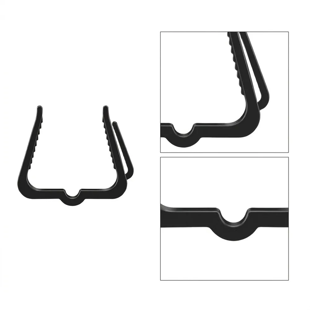 U Shape Christmas String Light Clips Easy Secure Hanging Hooks For Outdoor Gutter For Eave Roof Patio Fairy Xmas Holiday