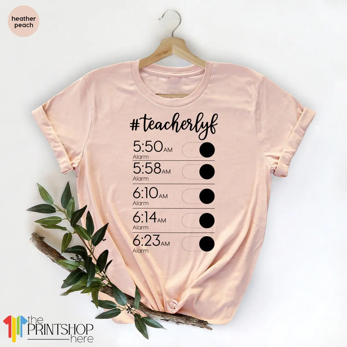 Camiseta Curta Feminina Estampada com Muitos Despertadores, Camisa Feminina, Camiseta Casual para Meninas, Verão, Novo, Vogue, Migrama, Amante Trabalhador, Engraçado, Moda ao Ar Livre, 2022