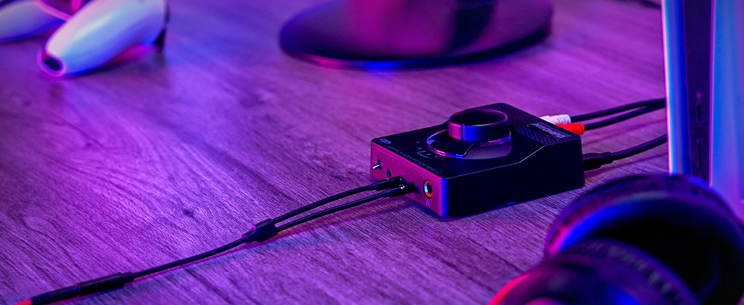 NEOHIPO H1 USB Gaming DAC Kopfhörer AMP Für PS5/PC/MAC Tragbare Kopfhörer Verstärker Unterstützung 3,5 MM/6,35 MM/Mic/EQ – Detail 7