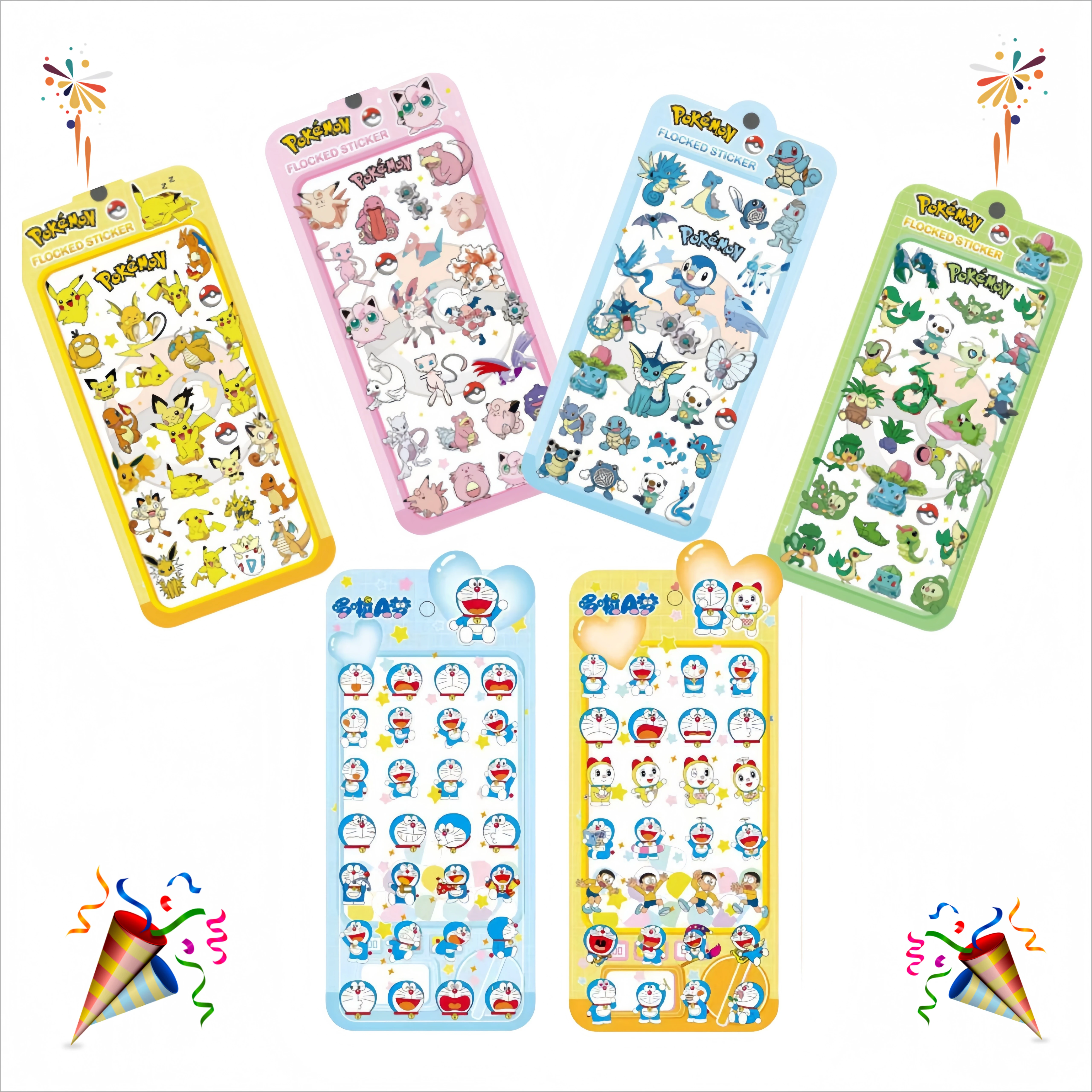 

Cute 3D Relief Bubble Stickers Kawaii Cartoon DIY Reward Decals Kids Scrapbook Journal Notebook Decor Sticker Toys For Girl Boy