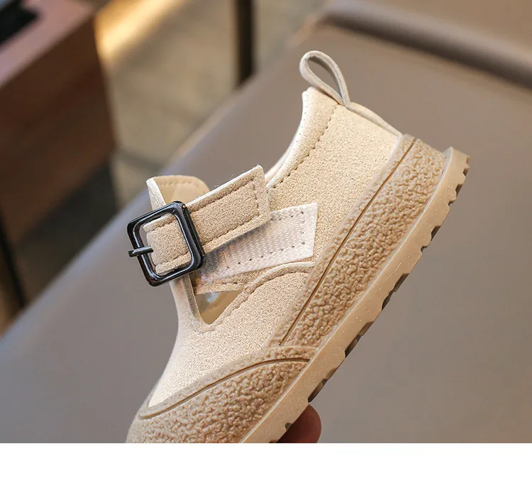 Boken-Schuhe für Jungen, weiche Sohlen, Kinderschuhe, 2025, Neuheiten, 0–1 Jahre alt, Sportschuhe für Kinder, modische Retro-Bohnenschuhe – Detail 11