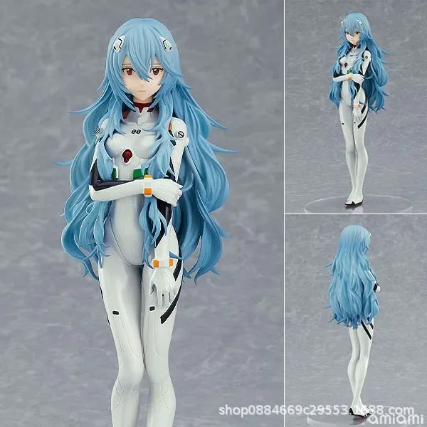 18cm Anime EVA Ayanami Rei Asuka kawaii Standing posture Action Figures PVC Model Statue Toys doll Desk Decor Collection Gifts