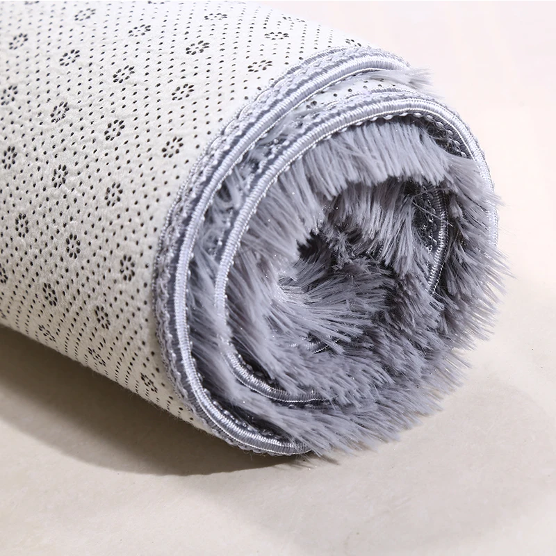 رقيق البيضاوي أفخم السجاد اضافية لينة البساط لغرفة المعيشة أريكة منطقة غرفة نوم عدم الانزلاق أشعث الكلمة حصيرة ديكور المنزل الاطفال السرير البساط #4