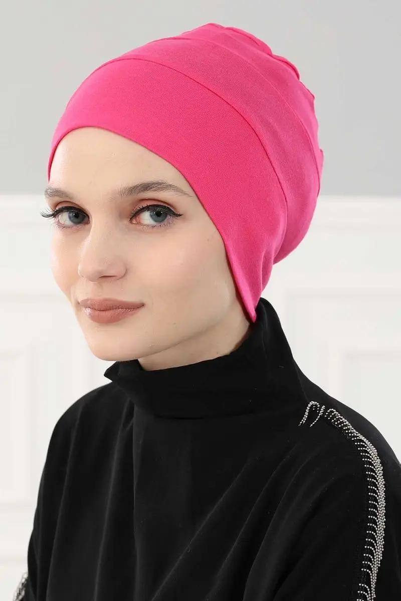 Baret Model Hijab Bone Fuchsia