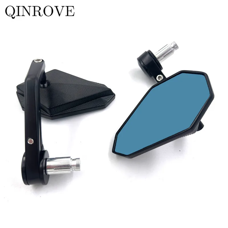 CNC Aluminum Motorcycle 22mm Handlebar End Mirror Universal For Yamaha MT01 FZ6 FZ8 MT125 MT07 MT10  Voge 300AC 350AC CU525 525R