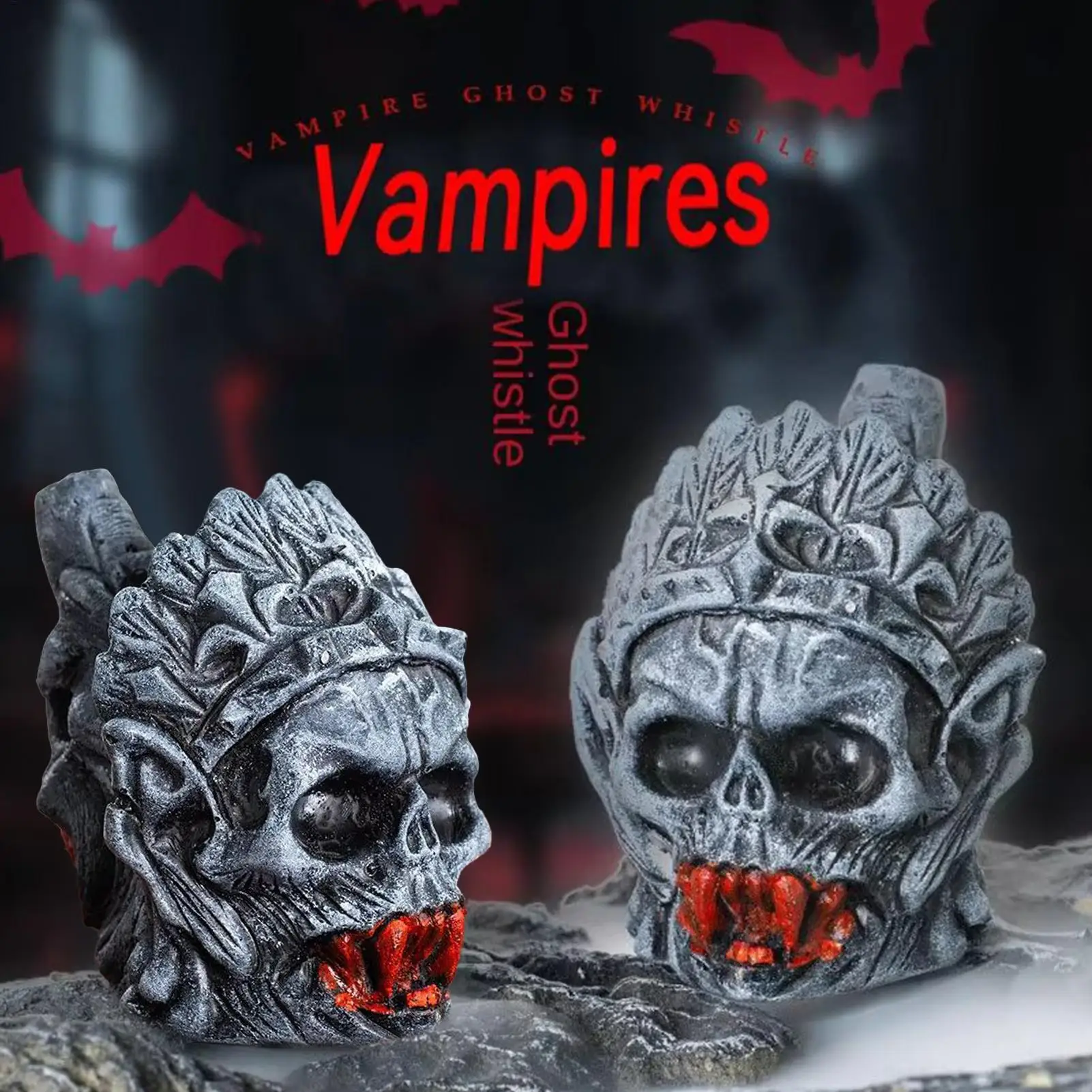 Aztec Death Ghost Whistle Demon Knight Vampire Halloween Aztec Death Whistlefor Outdoor Hiking Camping Survival Whistle