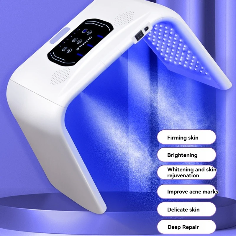 Nano spray-instrumento de belleza de fotones LED de 7 colores, rejuvenecimiento de la piel, antiarrugas, mejora Facial, hidratante de la piel, SPA, coche