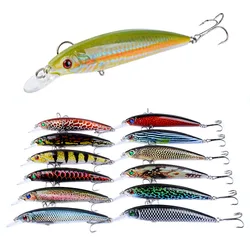 13g Fishing Lure Colorful Printing Sinking Minnow Artificial Bait Cool Fishing Tackle