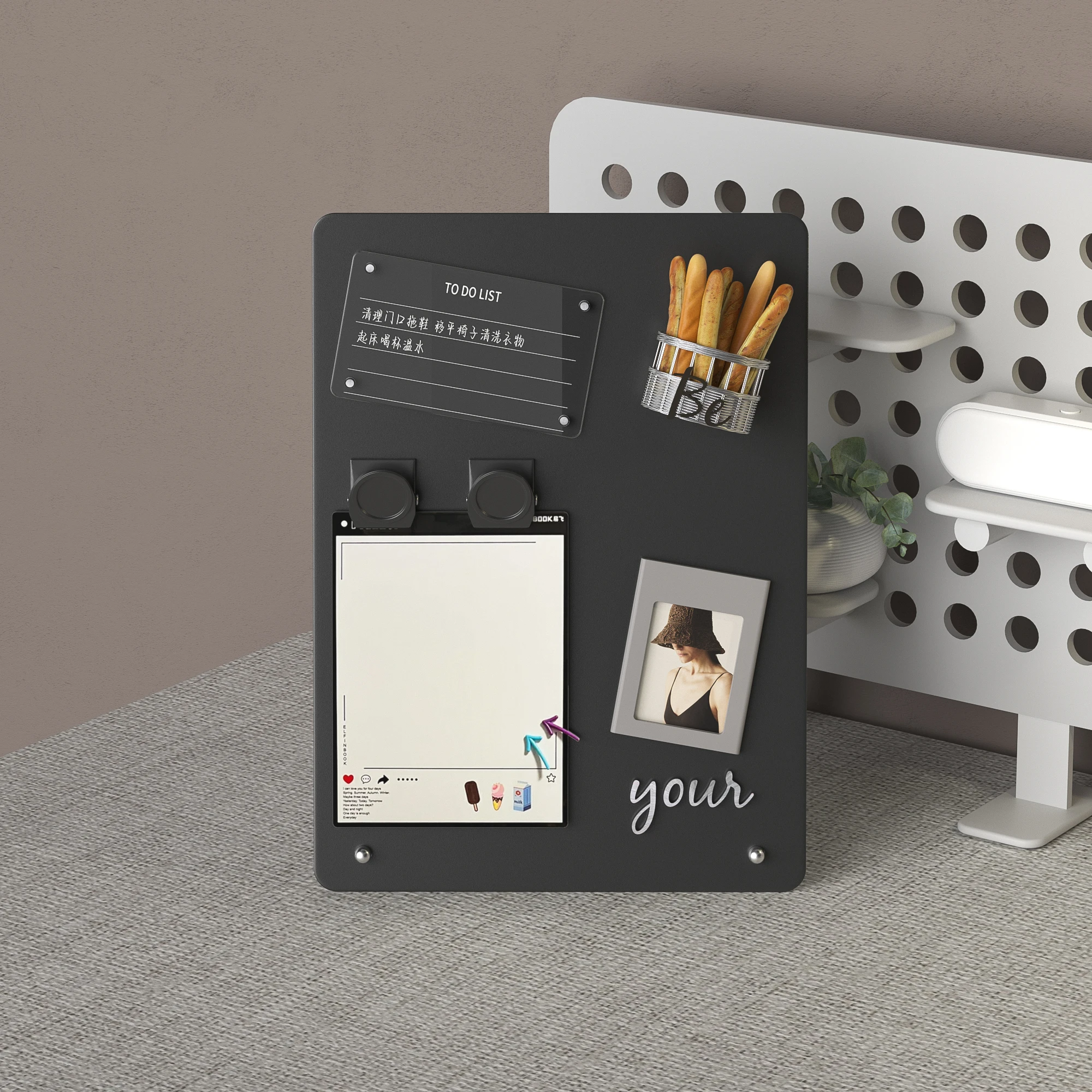 Magnetic To Do List Board, Small Planner Whiteboard for Fridge Desk, Reusable Memo Chore Chart for Home Office