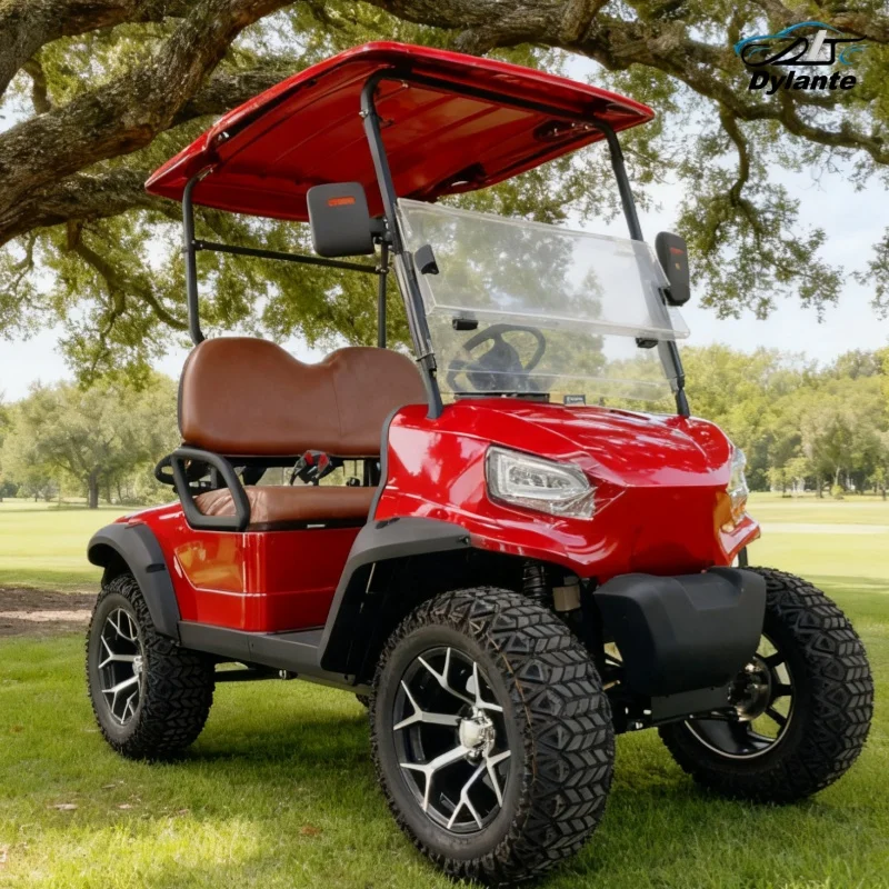 New Aluminum Alloy Frame Model 2 Seat 60/72V Sightseeing Club Car 5000W Off Road Hunting Buggy Super Discount Electric Golf Cart