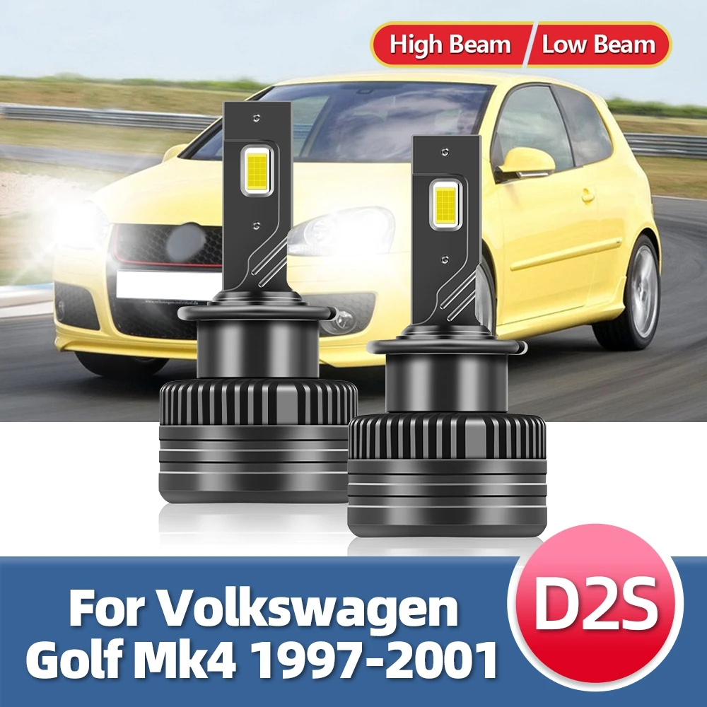 

Roadsun светодиодный фара 30000LM HID D2S 55 Вт/лампа CSP для VW Volkswagen лампы светильник для Golf Mk4 1997 1998 1999 2000 2001