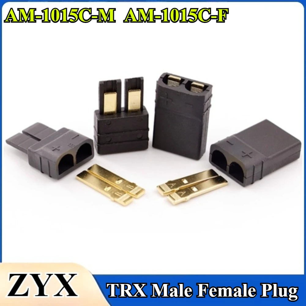 2/5/10Pcs AM-1015 AM-1015C-M AM-1015C-F TRX Male Female Plug High-Temperature Resistant Brushless Esc For Model Airplane Parts